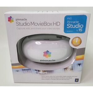NIB Pinnacle Studio MovieBox HD Video Editing Software System 510-USB